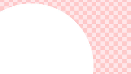 Background material that feels Japanese Pink checkered patternの写真素材