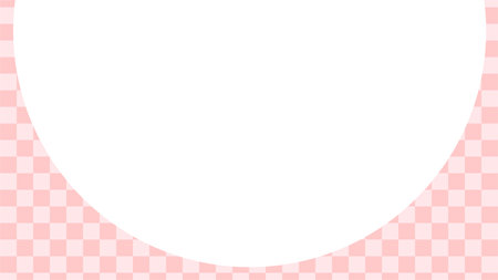 Background material that feels Japanese Pink checkered patternの写真素材