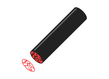 Seal Hanko Hanko
Already. seal. stamp. settlement. illustration.のイラスト素材