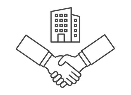 Rental and sales contract Real estate Image illustration of home home purchase Image illustration of home purchase. Rental contract. Sales contract.のイラスト素材