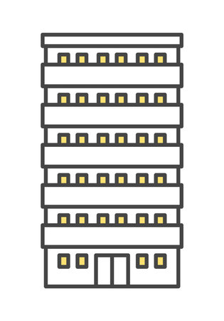 New apartment Apartment House Buildingのイラスト素材