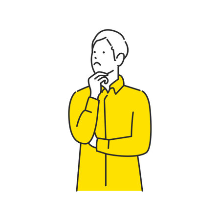 Trouble manのイラスト素材