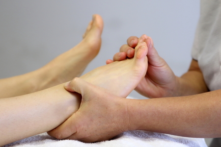 feet massageの写真素材