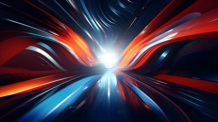 Futuristic banner of digital art. Technology line background and light effect, cyberpunk style background material with a sense of technologyの素材