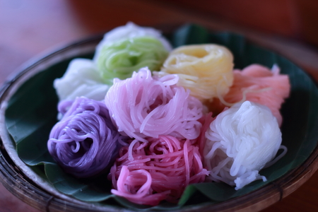 Rice Noodle 7 Colorsの写真素材