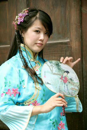 Qing Han Chinese womanのeditorial素材