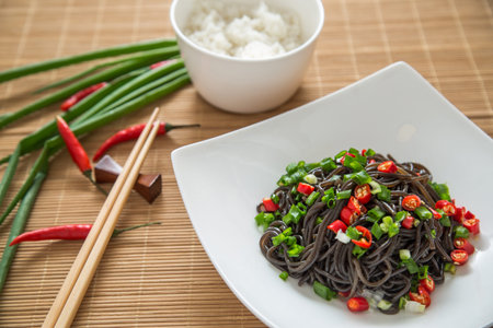 Chinese fern root noodles