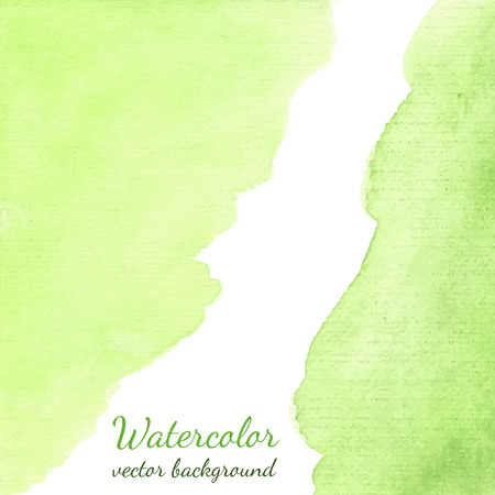 Hand drawn spring vector Watercolor  background. Abstract green background for mobile wallpaper, card, brochure, banner, web design.のイラスト素材