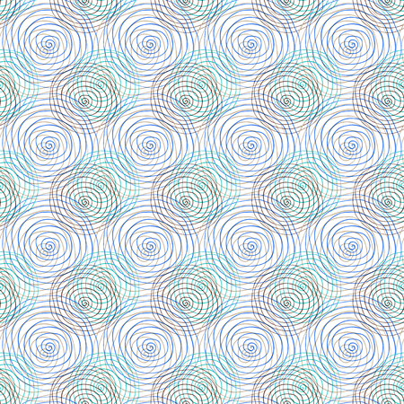 Spiral seamless pattern. Repeating geometric background. Elegant template for fashion prints. Texture for wallpaper, textile design.のイラスト素材