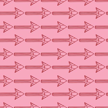 Arrows pattern. Minimal dividers backgroundのイラスト素材
