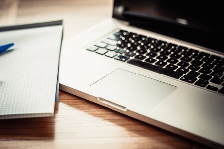 Working Desktop Concept for Smart Workingの写真素材