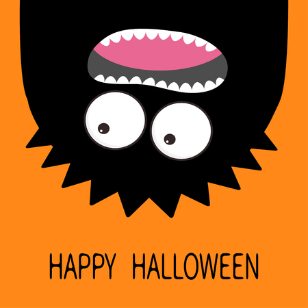 Happy Halloween card.のイラスト素材