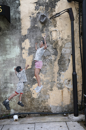 Street Art in the Streets of Malaysia .のeditorial素材