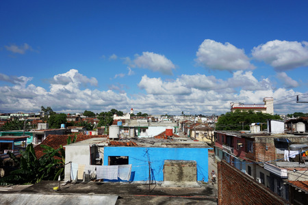 Santi Spiritus City Cuba Kuba old sunny .のeditorial素材