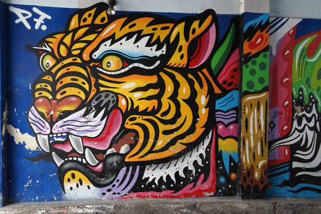 Street Art in the Streets of Malaysia .のeditorial素材