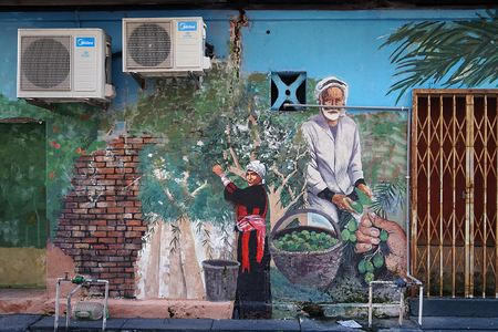 Street Art in the Streets of Malaysia .のeditorial素材