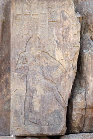 Memnon Colossi Egypt Luxor Ruin Pharaoh Archeology .