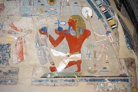Mortuary Temple of Hatshepsut Egypt Luxor Ruin Pharaoh Archeology .の写真素材