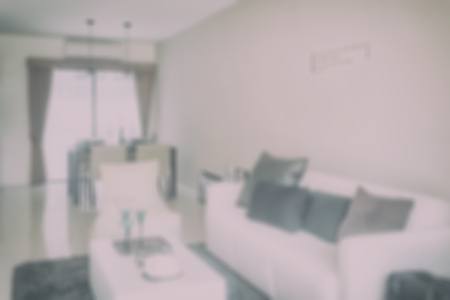 Defocus background interior living roomの写真素材