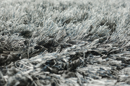 Closeup carpet fiber in black and whiteの写真素材