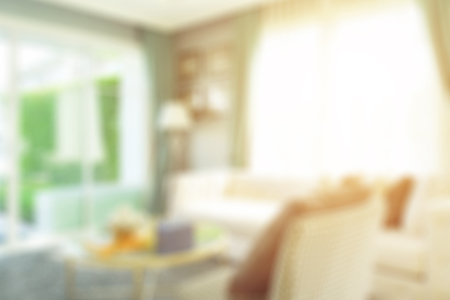 Modern style living room with natural lightの写真素材