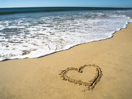 I love the beachの写真素材