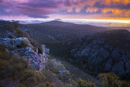 Mont Richmond Tasmaniaの写真素材