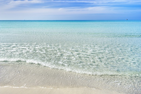 sand beach and waves of thai Seaの写真素材