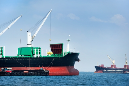 large ship on sea の写真素材