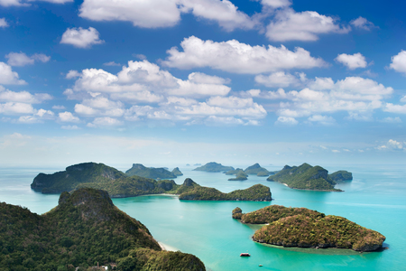 View point of Ang Thong Islands national park ,Thailandの写真素材