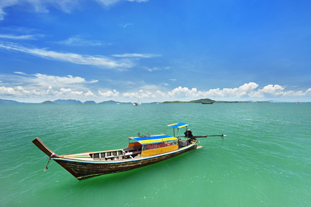 local boat in Thailandの写真素材