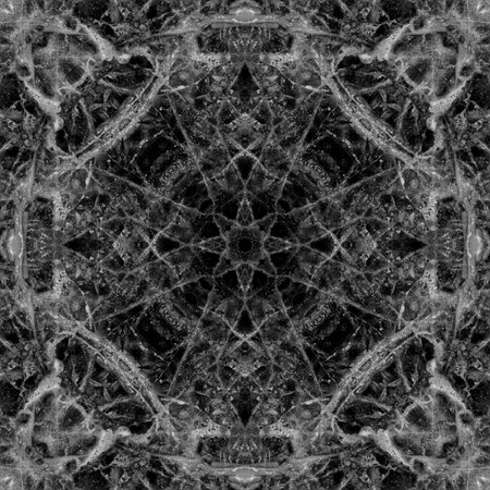 Patterned floor tiles made of marble in nature