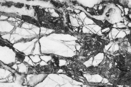 Patterned floor tiles made of marble in natureの写真素材