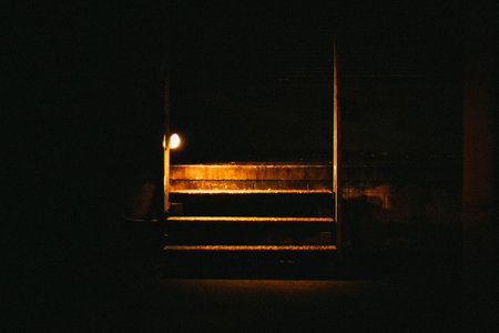 in the darknessの写真素材