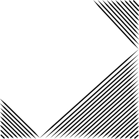 black line abstract pattern with white background,  copy space for text, black and white themeのイラスト素材