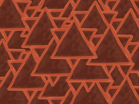 soft-color vintage pastel abstract triangle watercolor background with colored (shades of brown and...