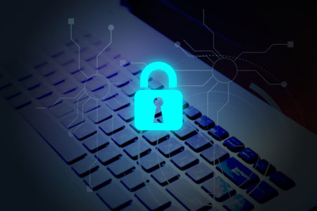 Computer security key or password concept