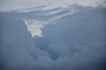 Gray clouds, nature abstrack