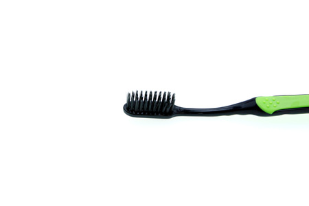 Toothbrush on white backgroundの写真素材