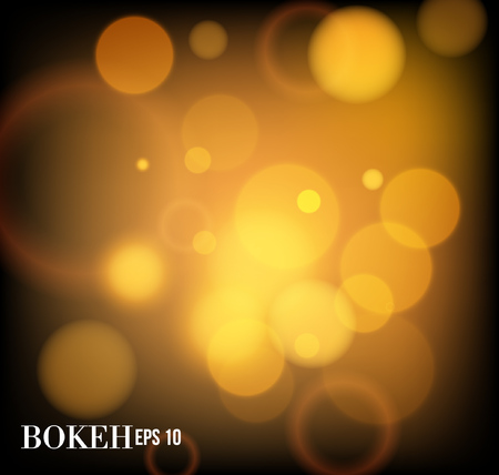 Vector light abstract bokeh background.のイラスト素材