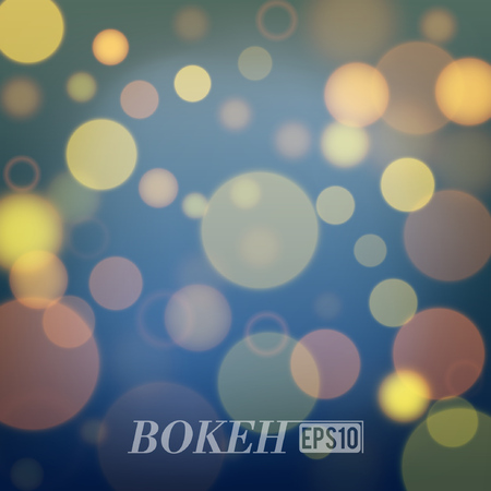 Vector abstract bokeh background.のイラスト素材