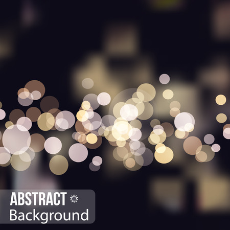 Vector abstract bokeh background.のイラスト素材