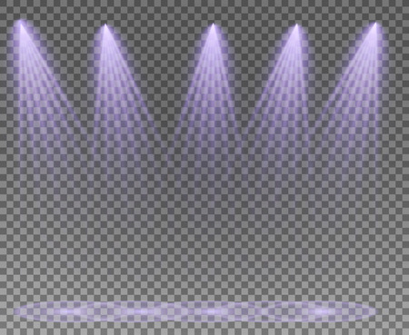 Scene illumination, transparent effects on a transparent background.のイラスト素材