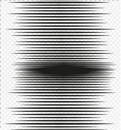 Comic Book Design Element Speed Lines. Vector Illustrationのイラスト素材