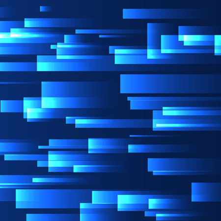 Digital geometric blue lines abstract design for messages, presentations, and brochures.のイラスト素材