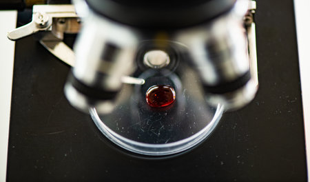 Lab working chemical testing medical,Colored liquidsの写真素材