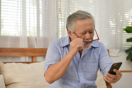 An elderly man who has to look after himself without children and grandchildren to attention.