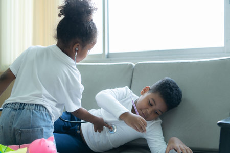 A little girl. with a big dream of growing up to be a doctor to save human lives