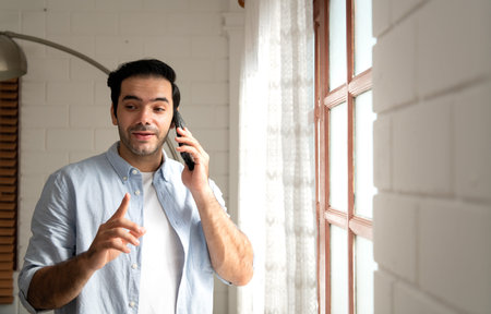 LGBT Young men use computers to communicate with their peers. on the days at home cannot go out.