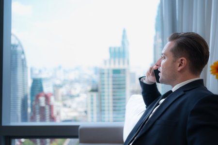 Portrait of businessperson and the generation personalities of new executives with good ideas, personality, and vision.の写真素材